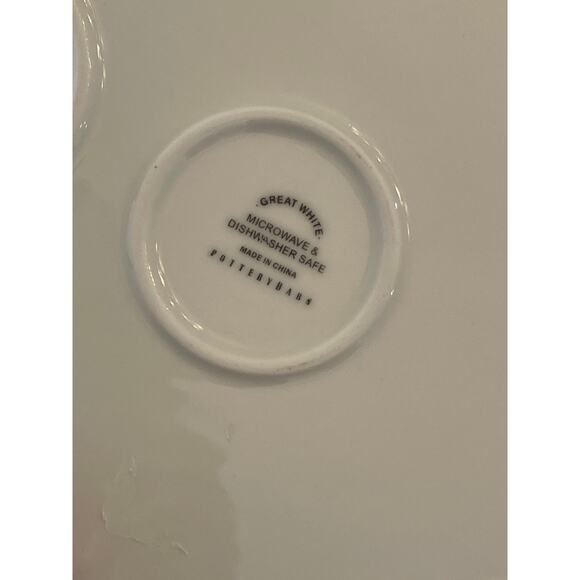 Pottery Barn Great White appetizer dishes (2) - Picture 2 of 2